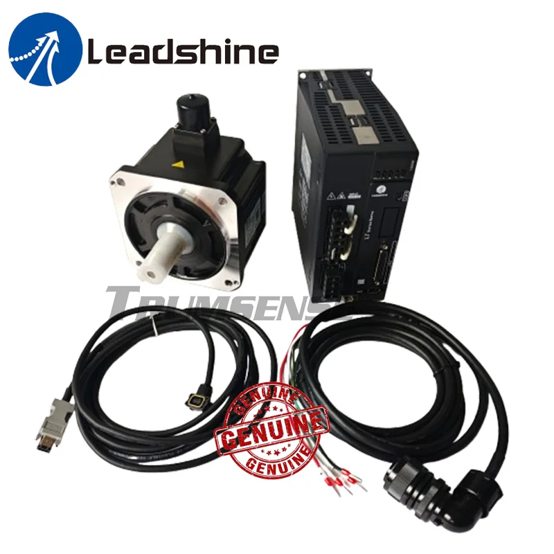 Leadshine 1.5KW Servo Drive L7-1500 and Servo Motor ACM1M-1315 (Replace Old ACM13015M2-F-B4-D) with Power and Encoder Cables