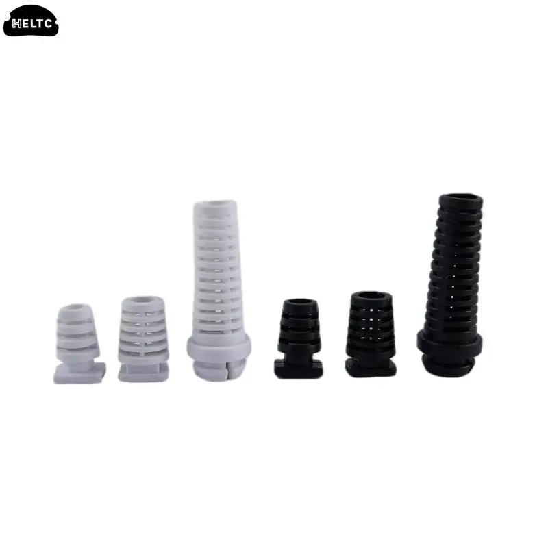 10pcs 4.6/5.2/6mm Cable Gland Connector Rubber Strain Relief Cord Boot Protector Wire Cable Sleeve Power Tool Cellphone Charger