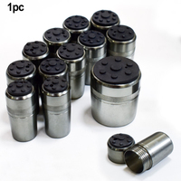 1pcs Fishing Rod End Cap 20-30.5mm Metal+Rubber Rod Tail Plug Protector For Fishing Tackle Accessories fishing pole tail cap