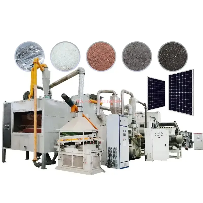 wmwmnu Waste Solar Panel Recycling Plant Recycled Solar Panels Separator Plant