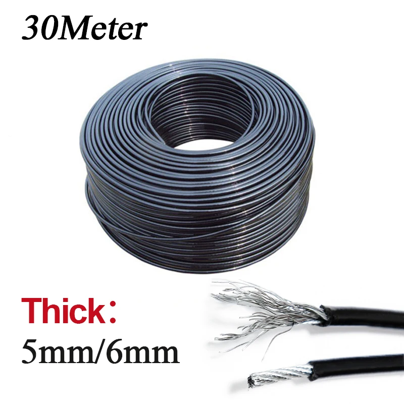 5mm/6mm Gym Cable Heavy Duty Steel Wire Rope For Fitness Cable Machine Home Gym Weight Lifting Pulley System Workout Accessories