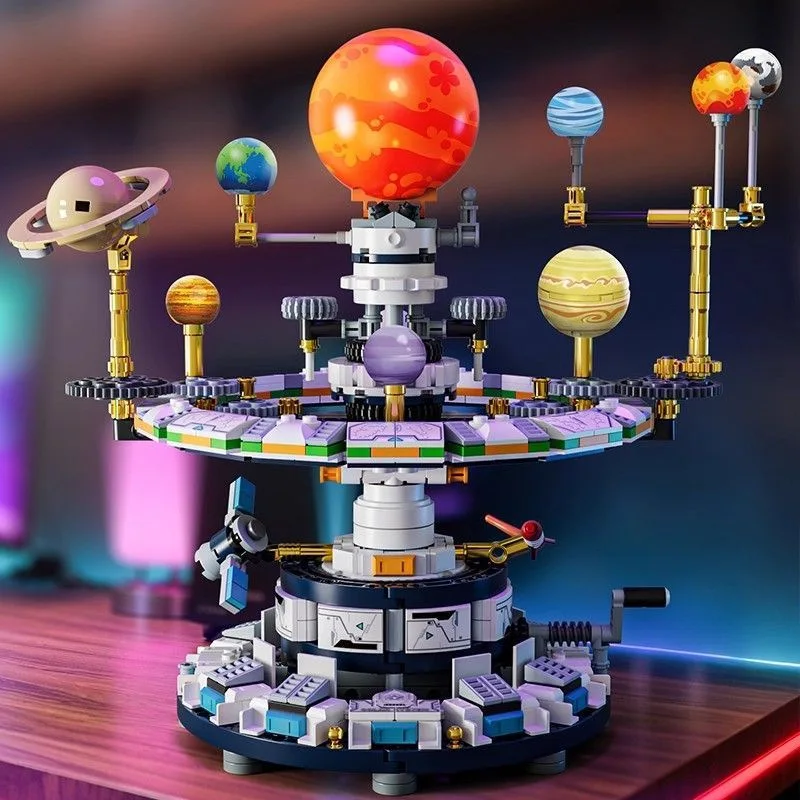 rotating-universe-interstellar-solar-system-building-blocks-sun-earth-space-series-science-education-assemble-bricks-kid-toy-boy