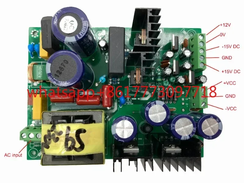 110V 500W Output +/- 30V/35V/37V/40V/45V/50V/65V/55V DC High-power PSU Audio Amp Switching Power Supply Board Amplifier