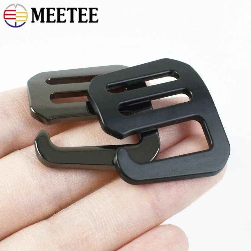 2/4/10Pcs 19/25/32/38mm Metal Tri-Glide Sliders G Hook Buckles Bag Belt Backpack Strap Slider Adjust Clasp Hardware Accessories