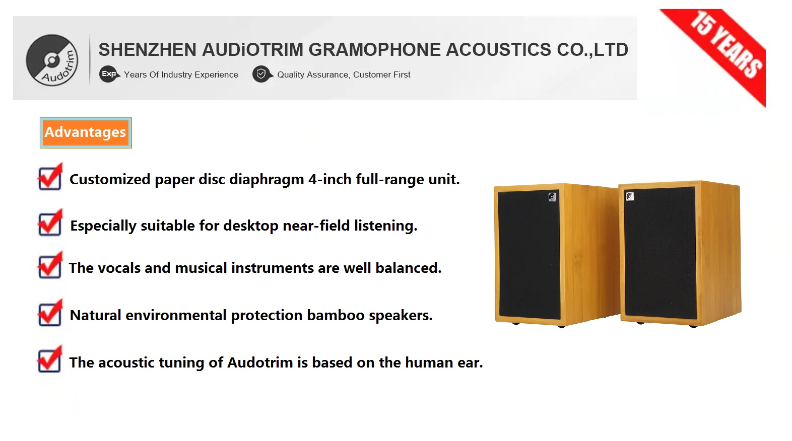 High quality professional audio high fidelity 3d surround sound home theater conference audio