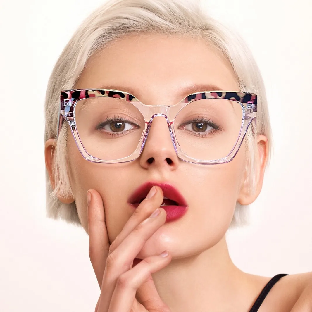 JMISUS Custom Square Prescription Glasses For Women Fashion Photochromic Optical Eyewear Grey Brown Colors Available Now