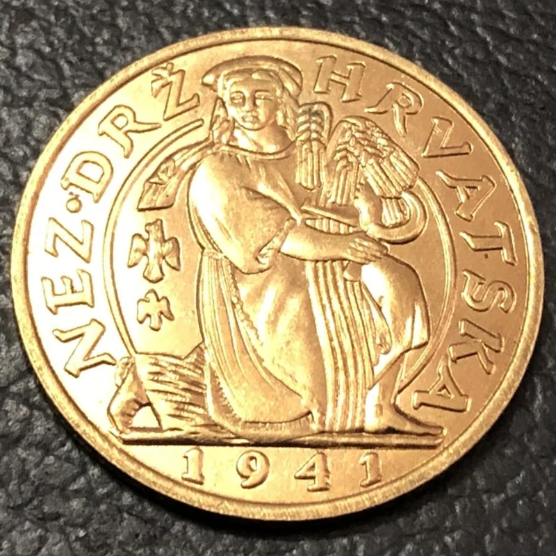 

1941 Croatia 500 Kuna Reaper Woman