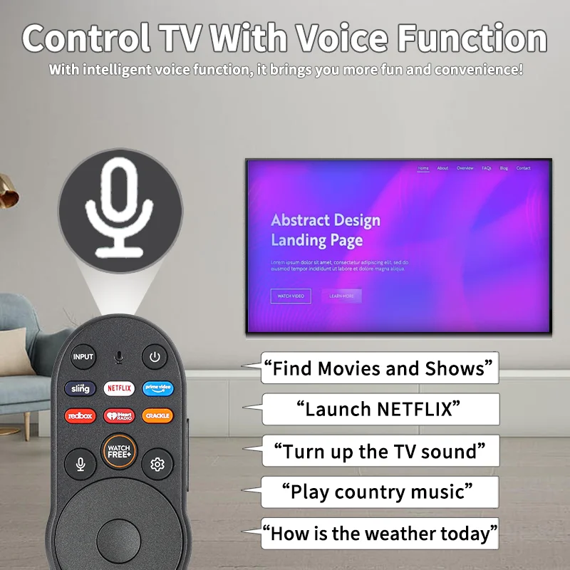 XRT270 For Vizio Voice Remote Control Replacement With NETFLIX PrimeVideo Button Compatible with Vizio 4K Quantum Pro Smart TV V