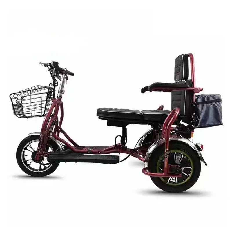 China Foldable Electric Power Tricycle Scooter Adult 3 Three Wheel Price Cheap Electric Tricycles For Elderly Disabled