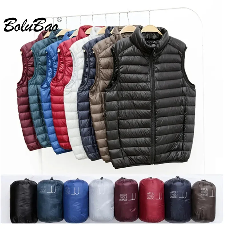 BOLUBAO 2023 Outdoor Casual Vest For Men Cotton Slim-Fit Fashion Coat High Quality Design Streetwear Casual Vest For Men