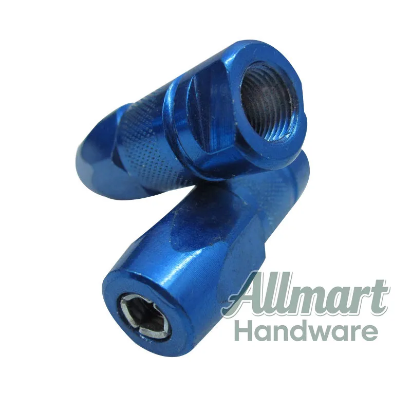 Double hexagonal butter nozzle, blue weighted thickened flat nozzle, suitable for rust prevention maintenance tool