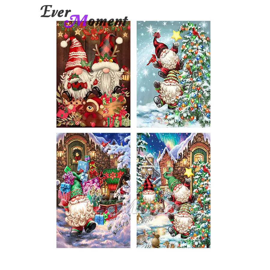 

Christmas 5D DIY diamond painting cross stitch Santa Claus diamond embroidery kit with AB Drills ASF2776