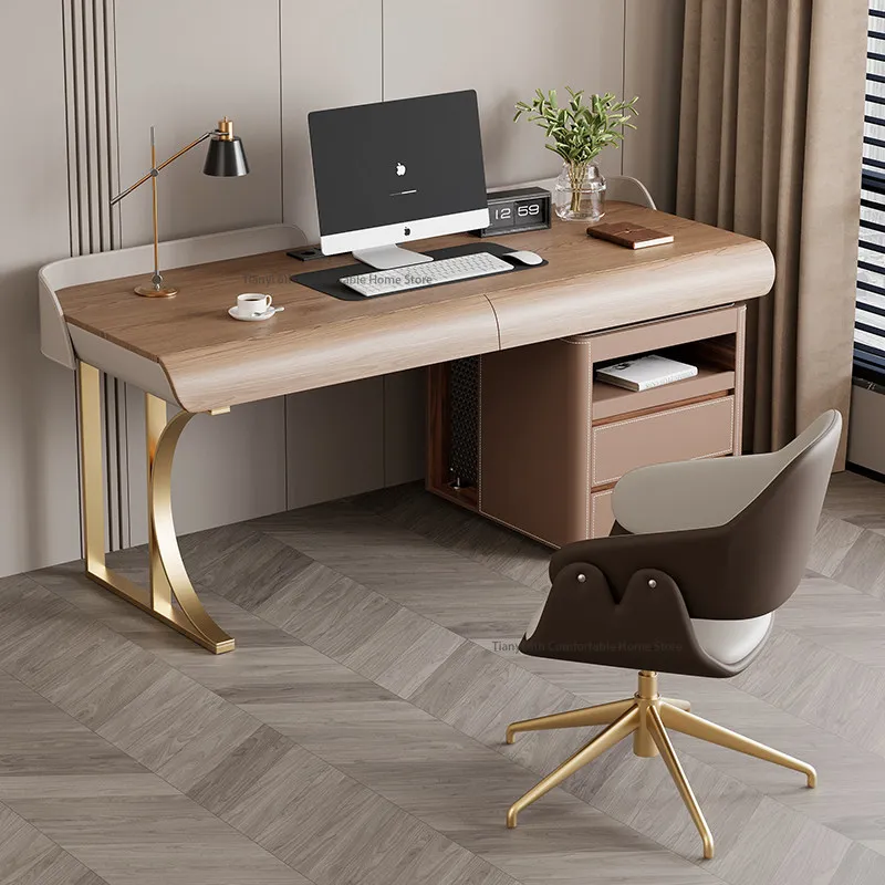 

Итальянский минималистичный офисный стол, современный простой дизайнерский компьютерный стол для учебы, высококачественная креативная офисная мебель, escritorio FYDD