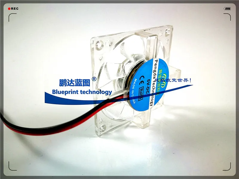 New Mute 4010 4cm 40*40 * 10mm Transparent 5V Cross Hanging Frame Graphics Card USB Cooling Fan