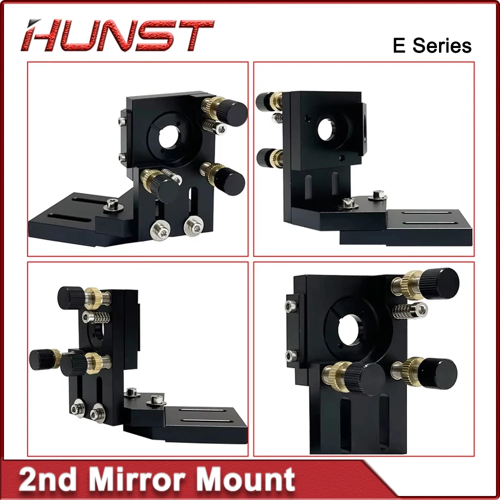 Hunst E Series CO2 noir deuxième support Laser support miroir 25mm diamètre lentille support intégré pour Machines de découpe Laser