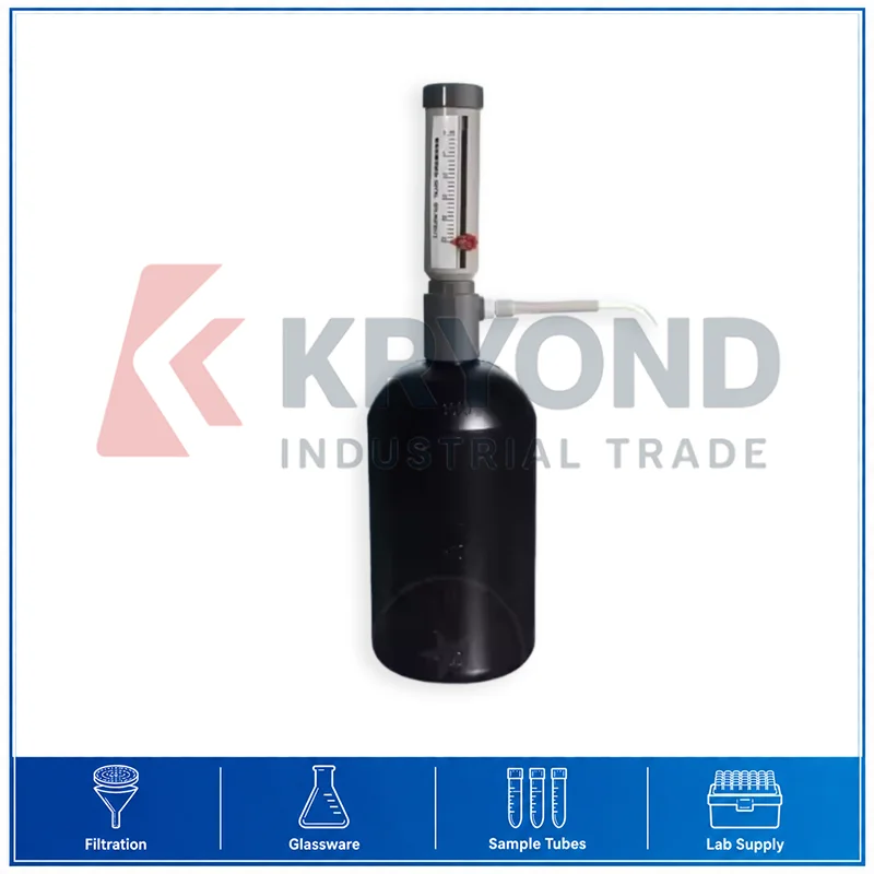 Adjustable Laboratory Liquid Dispenser Precise Volume Transfer Sample Handling Device for Accurate Adding 250ml 500ml 1000ml Set