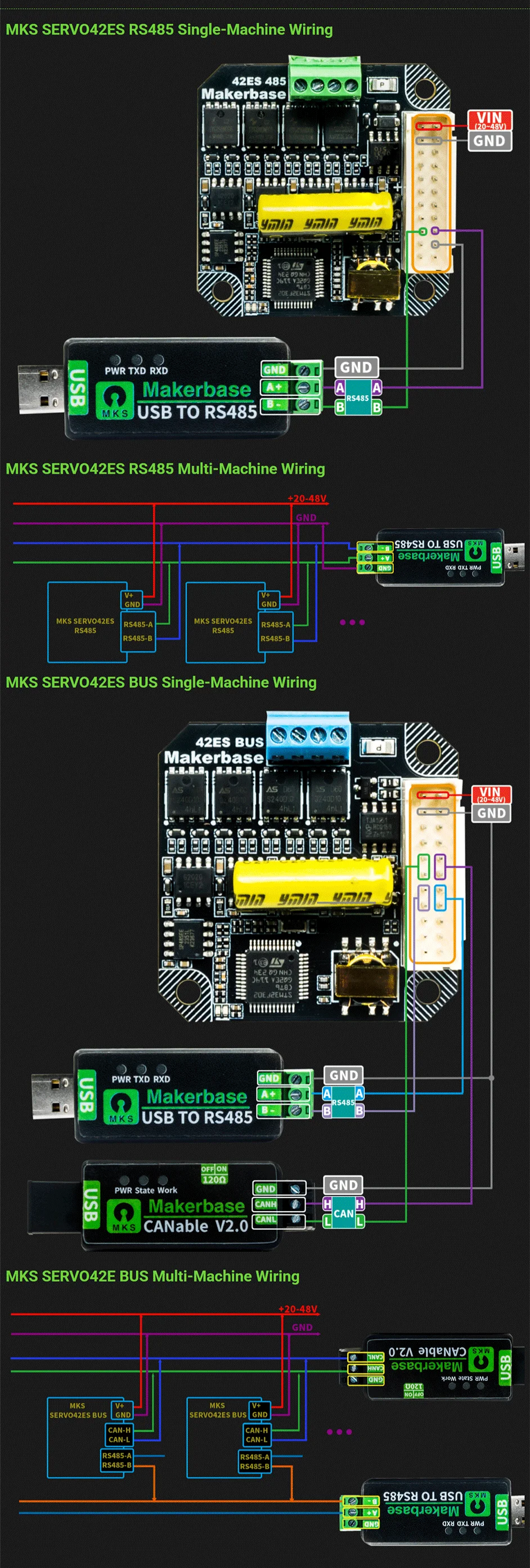 Makerbase MKS SERVO42ES NEMA17 Closed-Loop-Schrittmotortreiber für CNC-3D-Drucker, Gen_L FOC, leise und effizient – Detail 13