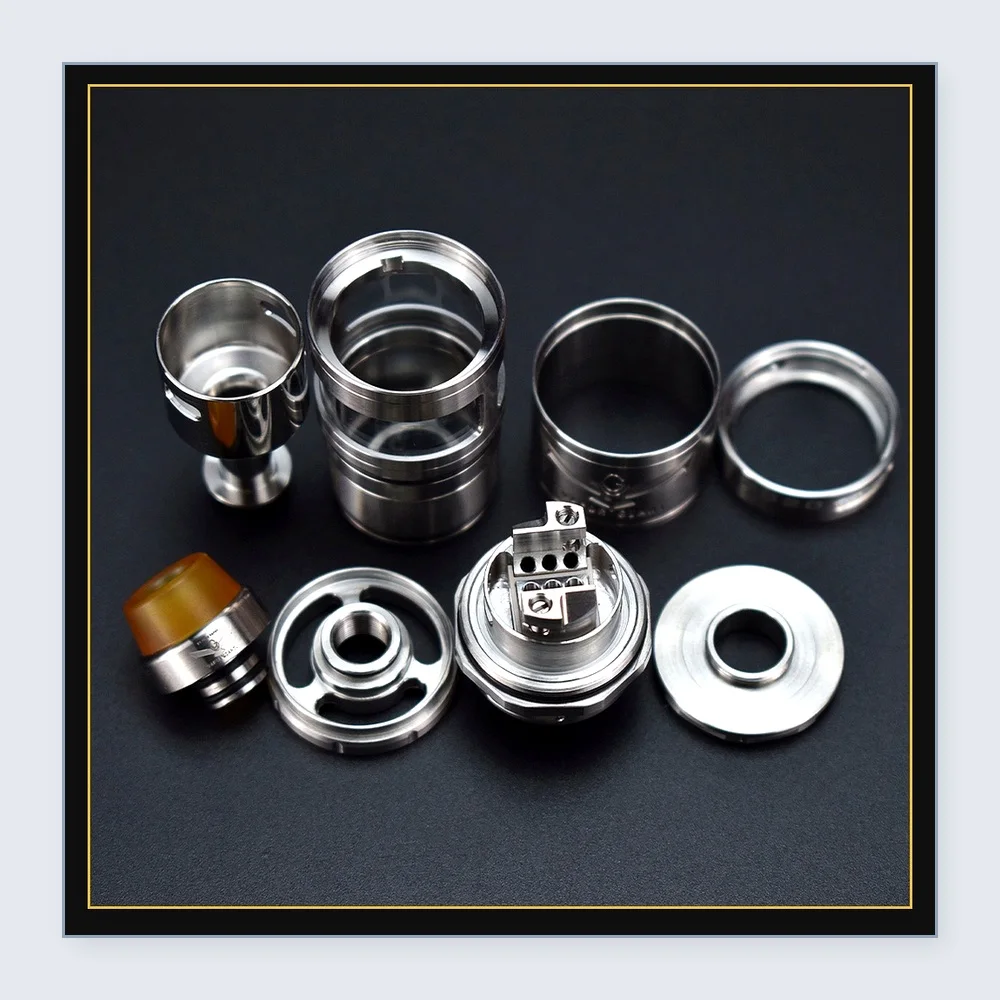 Vapor Giant v6S RTA 23mm Rebuildable Tank, 5.5ml/7ml Capacity, Top Fill, Compatible with 510 Mechanical Mods