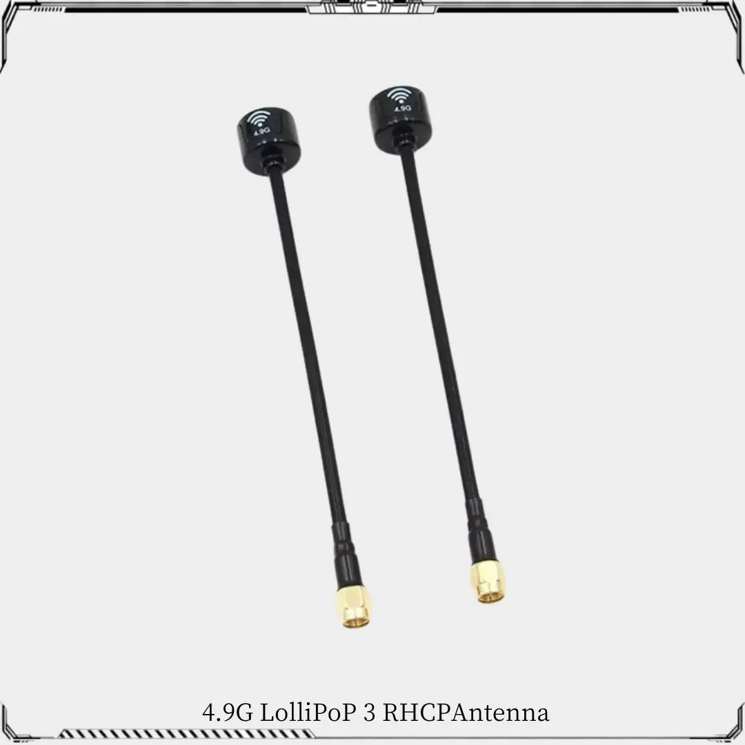 4.9G Lollipop 3 RHCP 150mm Antenna 2.5Dbi  SMA/RP-SMA High Gain FPV Transmitter Antenna for RC FPV Drone Model Parts