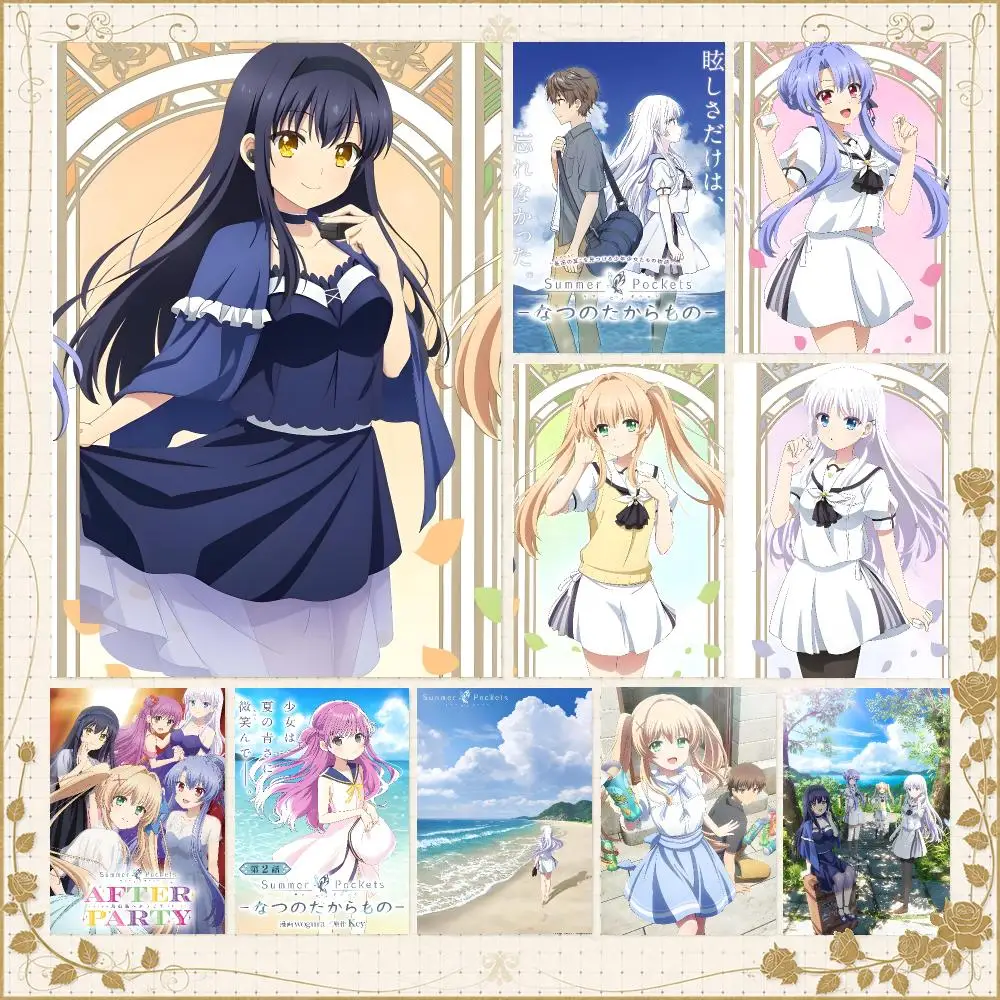 Anime S-Summer Pockets Poster Wall Art Bedroom Living Room Dorm Bar Cafe Gym Studio Home Decor Gifts