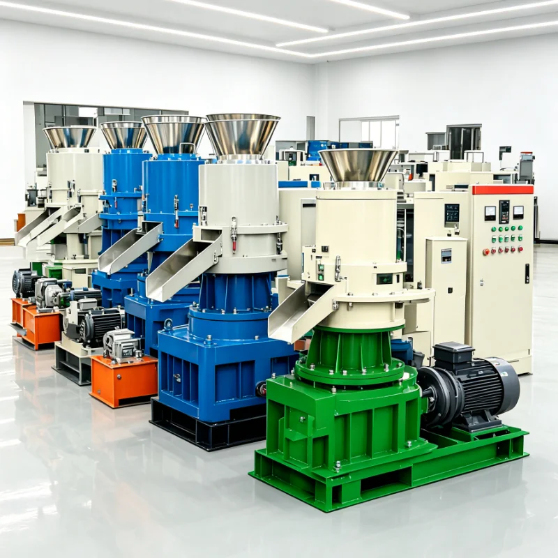 Customized Factory Price Pellet Machine Wood Pellet Mill for Sawdust Straw Biomass Pellets Production Direct Sale