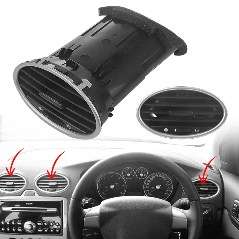 Für Ford Focus MK2 Vorderer Armaturenbrett-Mittel-Lüftungsauslass 2005-2013 Ersatz Auto-Zubehör 4M51A014L21AD – Detail 1