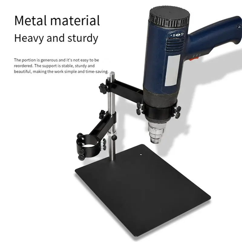 ABBO-Multi-Function Hot Air Gun Stand Holder For Electronic Repair Welding Detection Digital Motherboards Sturdy Platform