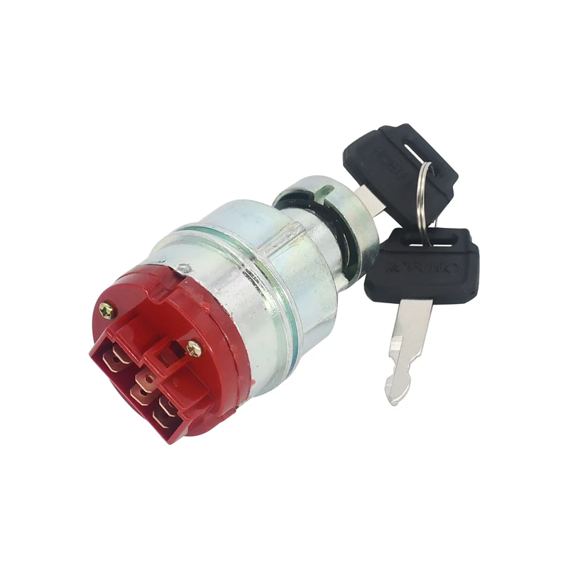 Ignition Switch With 2 Keys YN50500026F1 Compatible With Kobelco SK495D-8 SK260LC-8 SK480LC-8 SK210LC-8 SK250-8