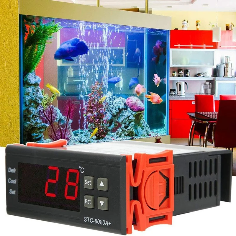 New Stc-8080A Digital Refrigerator Defrosting Alarming Temperature Controller Plastic Thermostat Controller