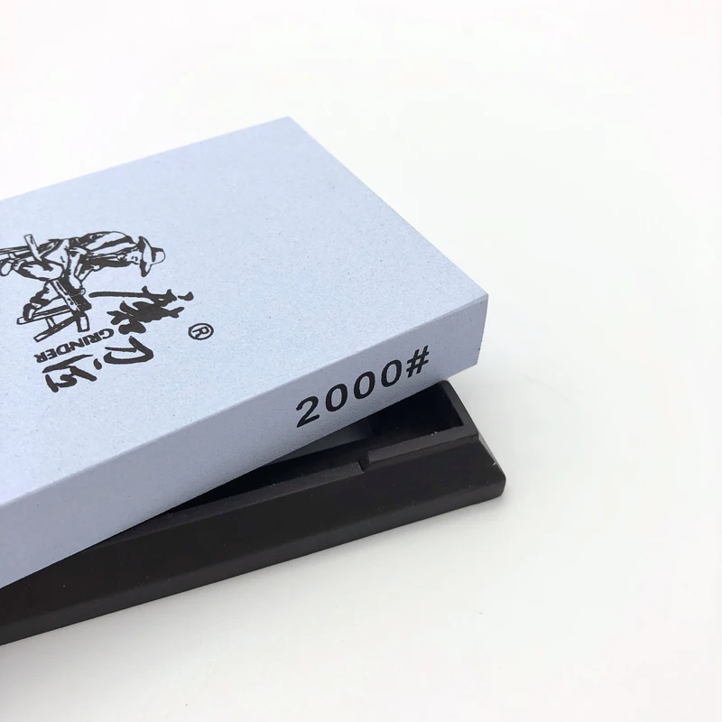 TAIDEA 2-delige messenslijper slijpsteen hoekgeleider witte alundum snelle slijping mes 240-8000 grit keuken slijpsteen