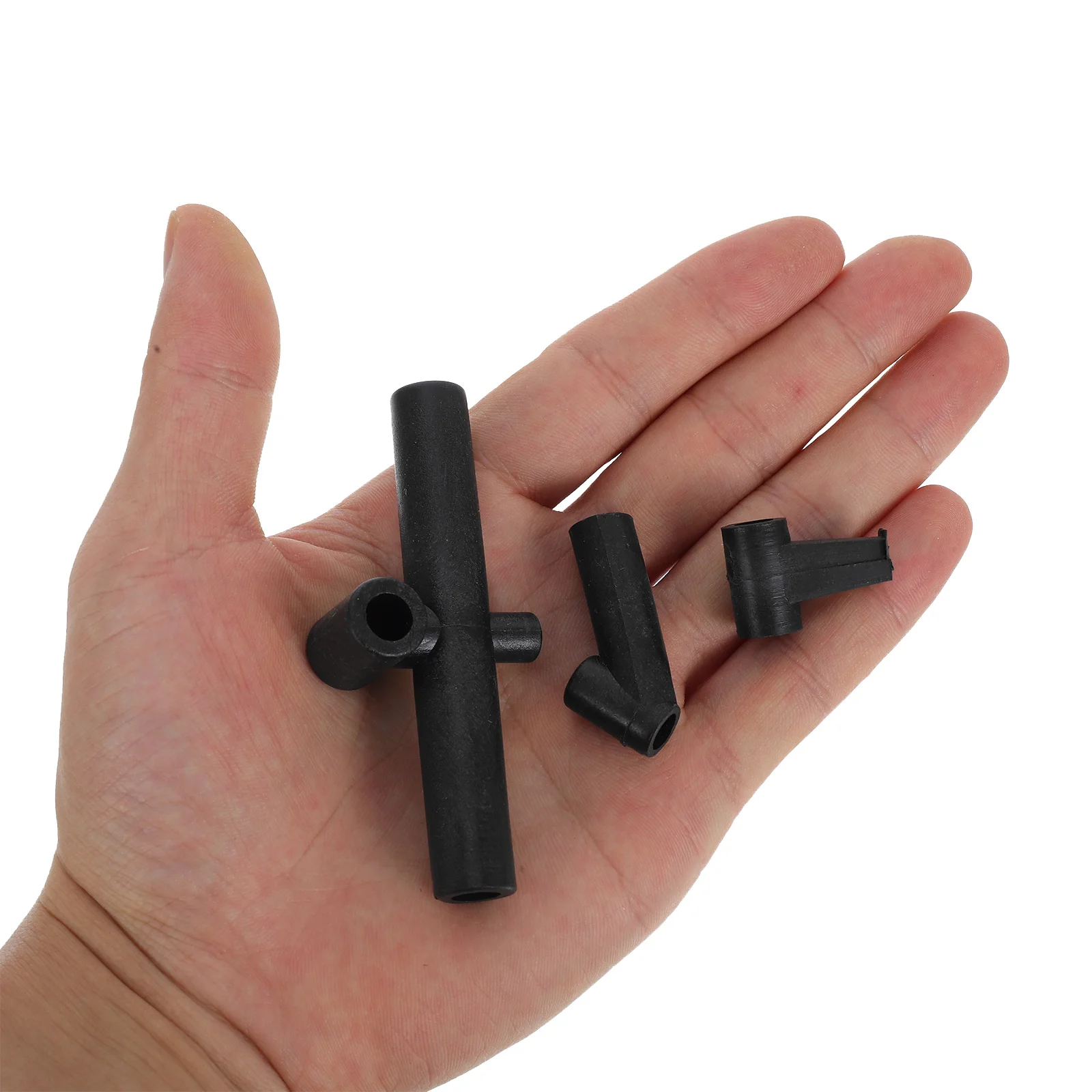 12-delige vliegeraccessoires Diy staafmontage onderdelen connector kunststof frame zwart benodigdheden vast