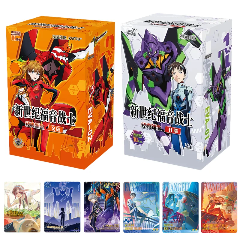 KAYOU Neon Genesis Evangelion‌ VOL.2 Classic Freshman Break Through EVA Ayanami Rei Anime Character Collection Cards