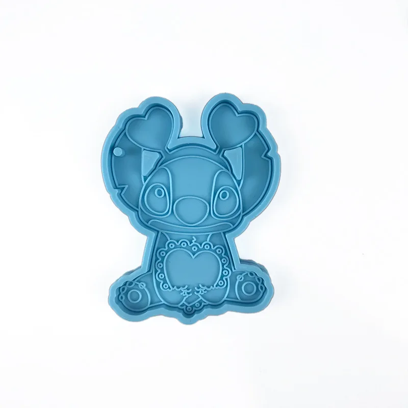 Disney Anime Stitch Cookie Mold Kawaii Cartoon Figure Stitch DIY Household Baking Tools Theme Party Cake Mold Toy