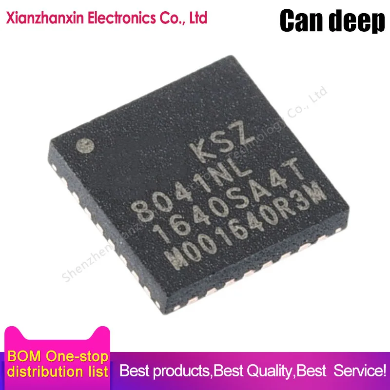 

1~5pcs/lot KSZ8041NL KSZ8041 KSZ8041NLI QFN32 Ethernet port transformer