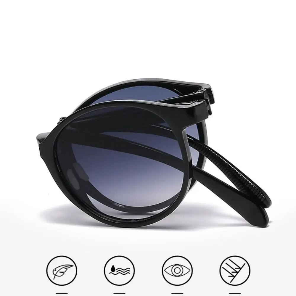 نظارات شمسية عالية الجودة وخفيفة الوزن وقابلة للطي عالية الوضوح للأشعة فوق البنفسجية للنساء لركوب الدراجات 5 ألوان نظارات شمسية قابلة للطي