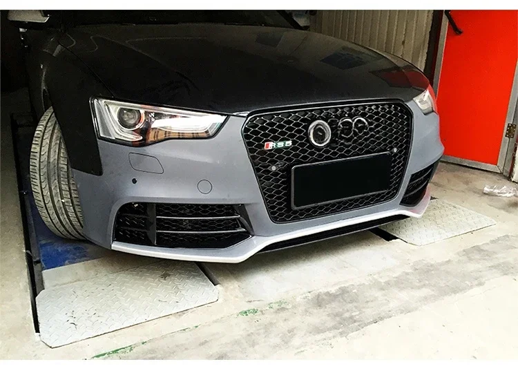 RS5 B8.5 Front bumper with grill for  A5 S5 B8.5 facelift RS5 bodykit car bumper  A5 S5 B8.5 2012 2013 2014 2015 2016