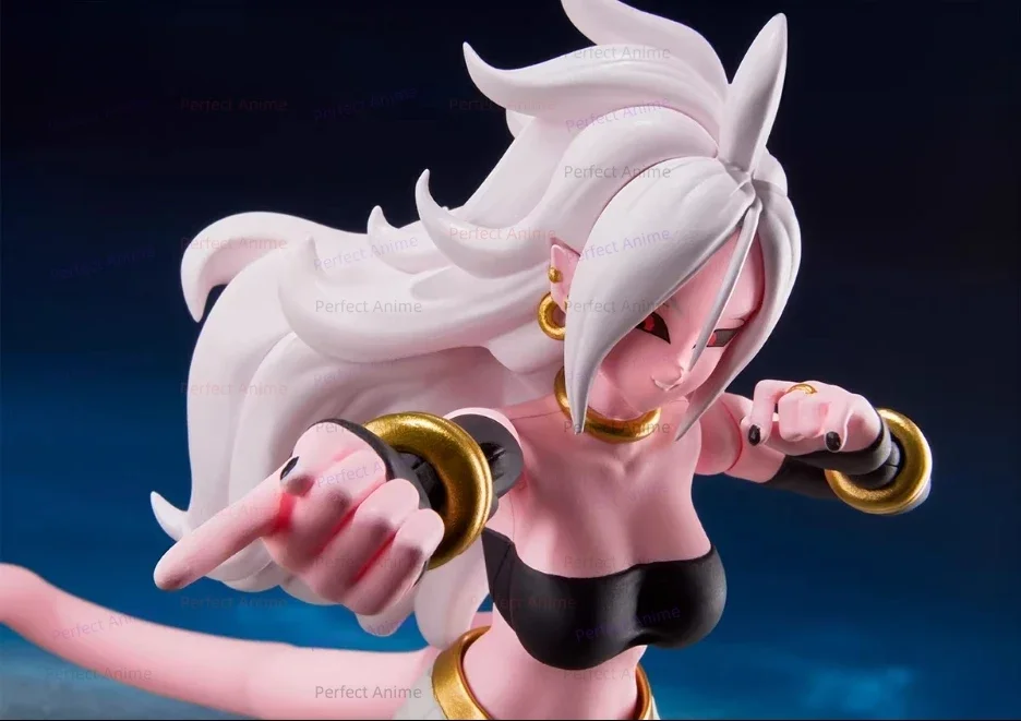 100% بانداي أصلي S.H. Figuarts SHF Dragon Ball Z Android 21 Gril Buu Boo متوفر في المخزون مجموعة شخصيات الرسوم المتحركة نموذج اللعب #3