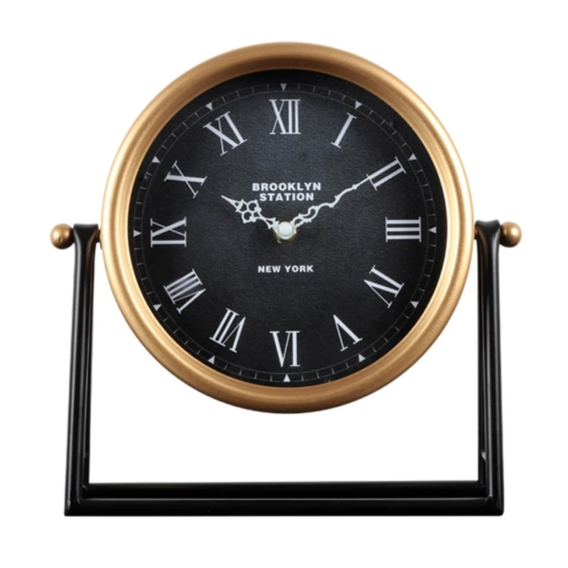 

Desktop Time Clock Silent Decorative Clock Desktop Clocks Home Decorations