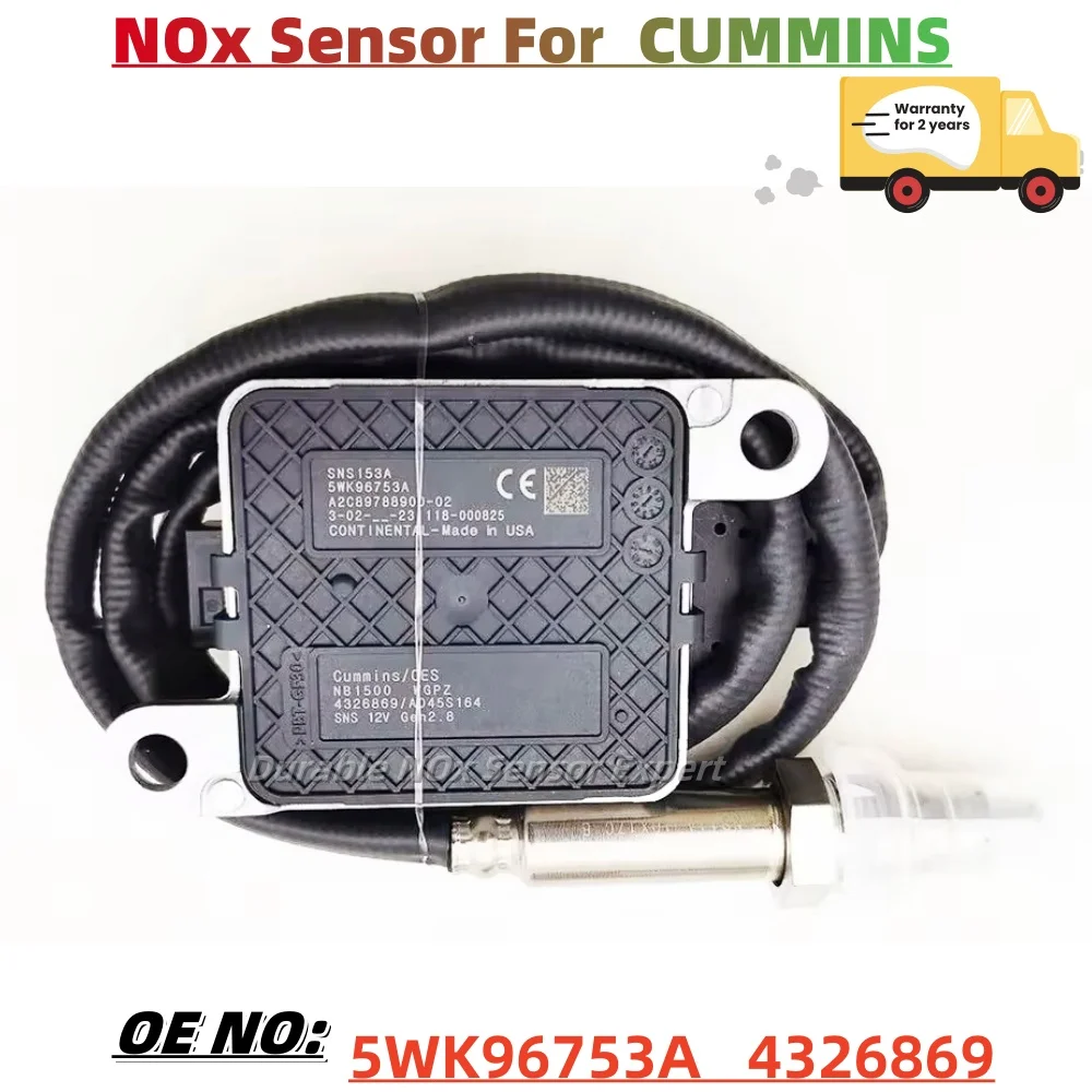 5wk96753A 4326869rx 4326869 5wk96753b New High Quality Nox Sensor Stikstofoxide Sensor for Cumminss 12V Vrachtwagen Bus Gen 2.8