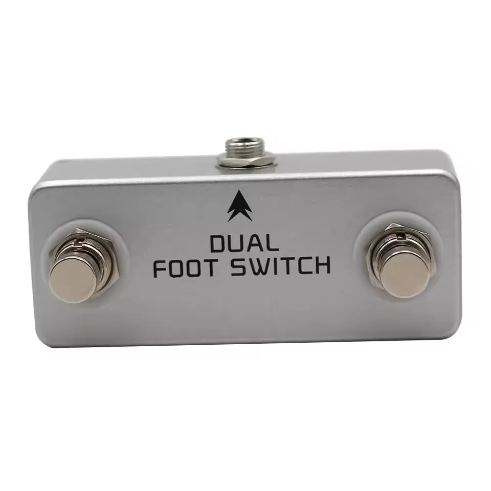 Mosky Dual Latching Footswitch Guitar Pedal,Dual Foot switch for Amps or Effects Pedals