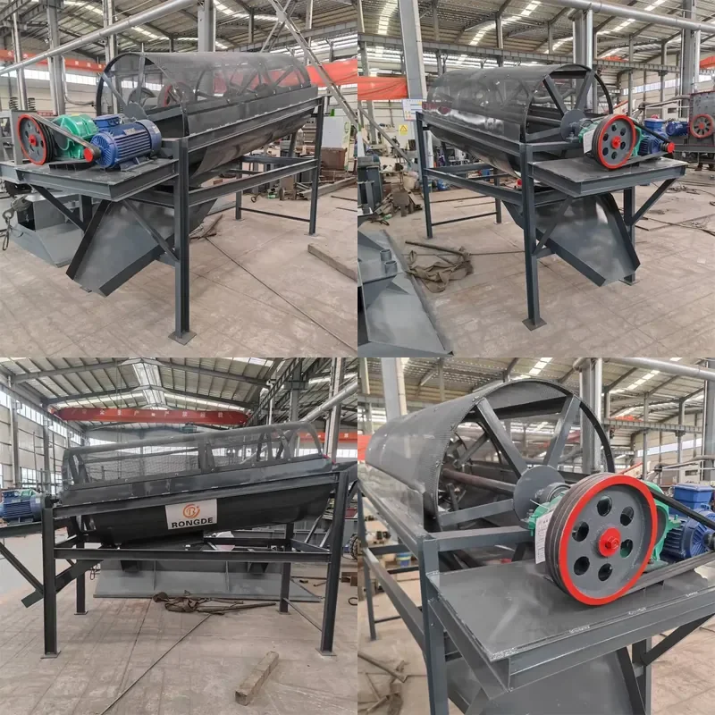 Rotating Sieve for Compost Rotating Drum Sieve Soil Rotary Sieve for Garden