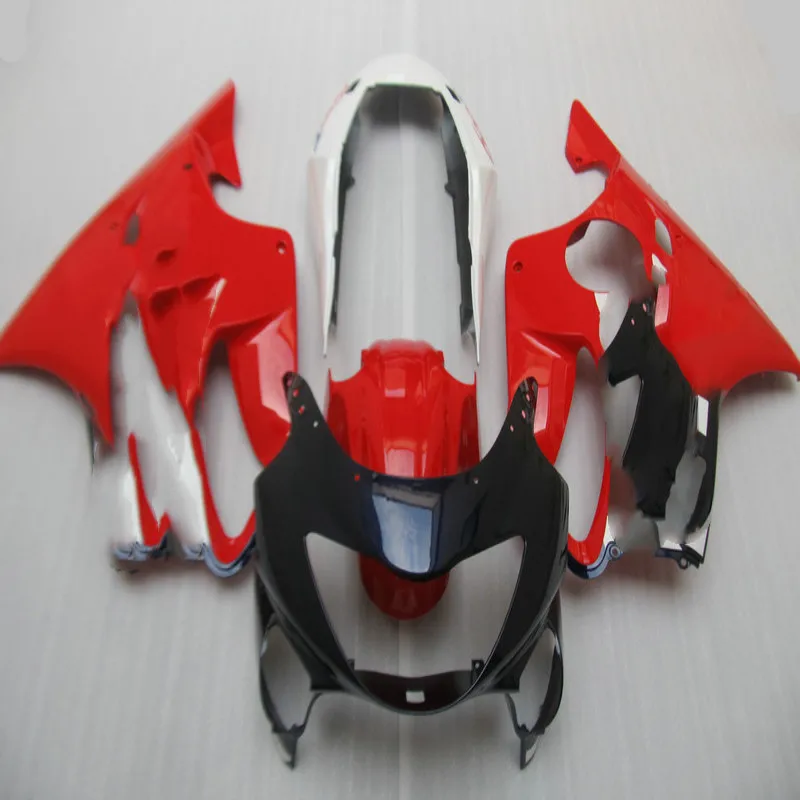 Dor-Injection mold Fairing kit for honda CBR600 F4 99 00 CBR600F4 1999 2000 CBR600 Red white black Fairings set