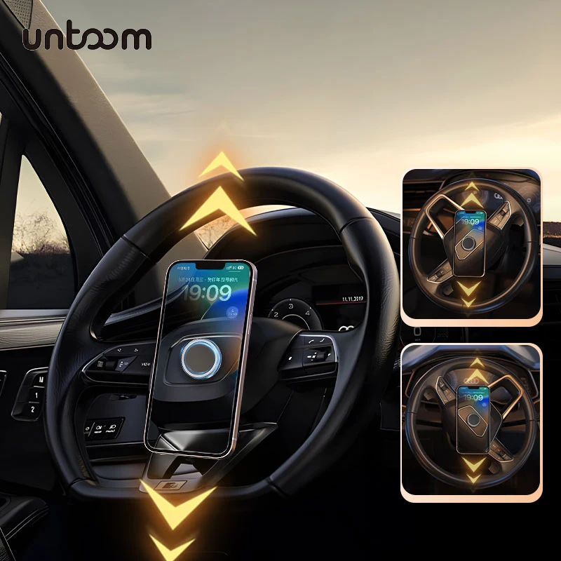 

Universal Car Magnetic Phone Mount Car Steering Wheel Magnet Phone Holder Magnetic Wall Holder for iPhone Samsung Xiaomi Huawei