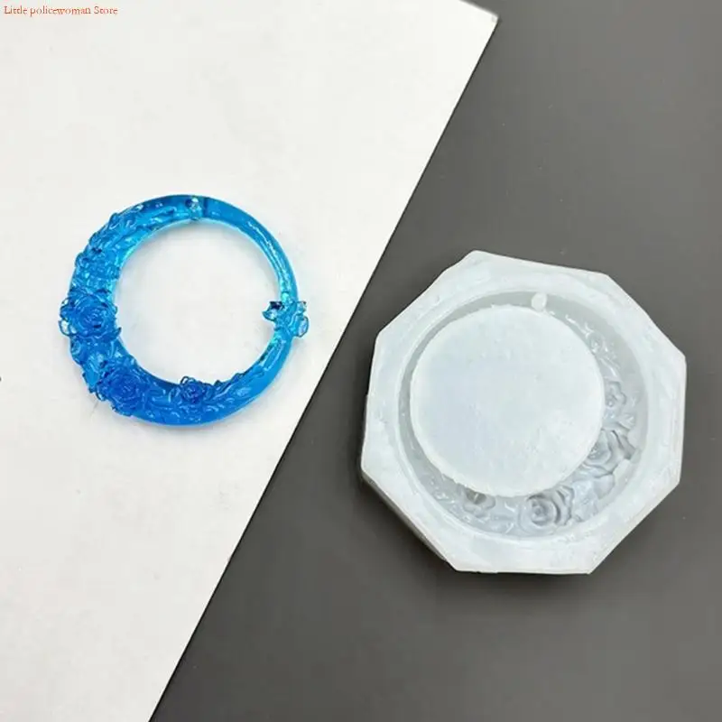 F92D Premium Silicone Drop Earring Mold With Vintage Design Chinese Fashion Pendant Mold For Creative Crafting