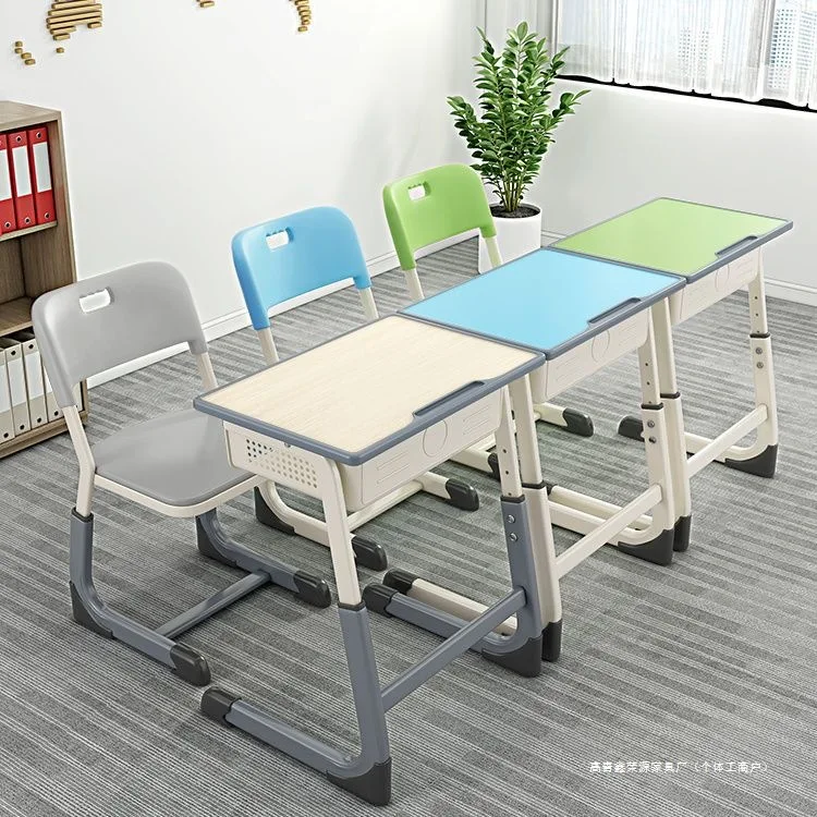 Liftable class, school tutoring class, desk double primary and school student chair, single study table and chair set
