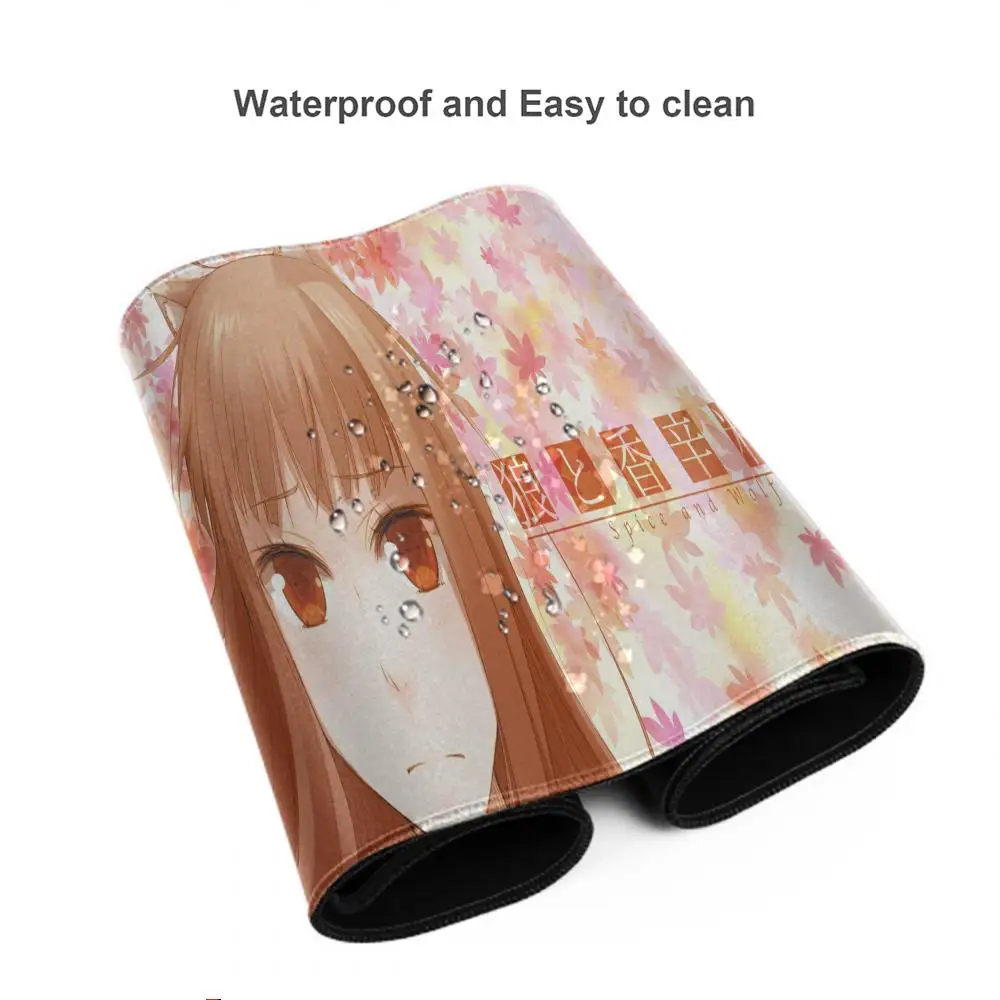Alas Mouse Spice And Wolf 900X400Mm Alas Mouse Komputer Aksesori Gaming Alas Mouse Permainan Keyboard Kustom Pc Gamer