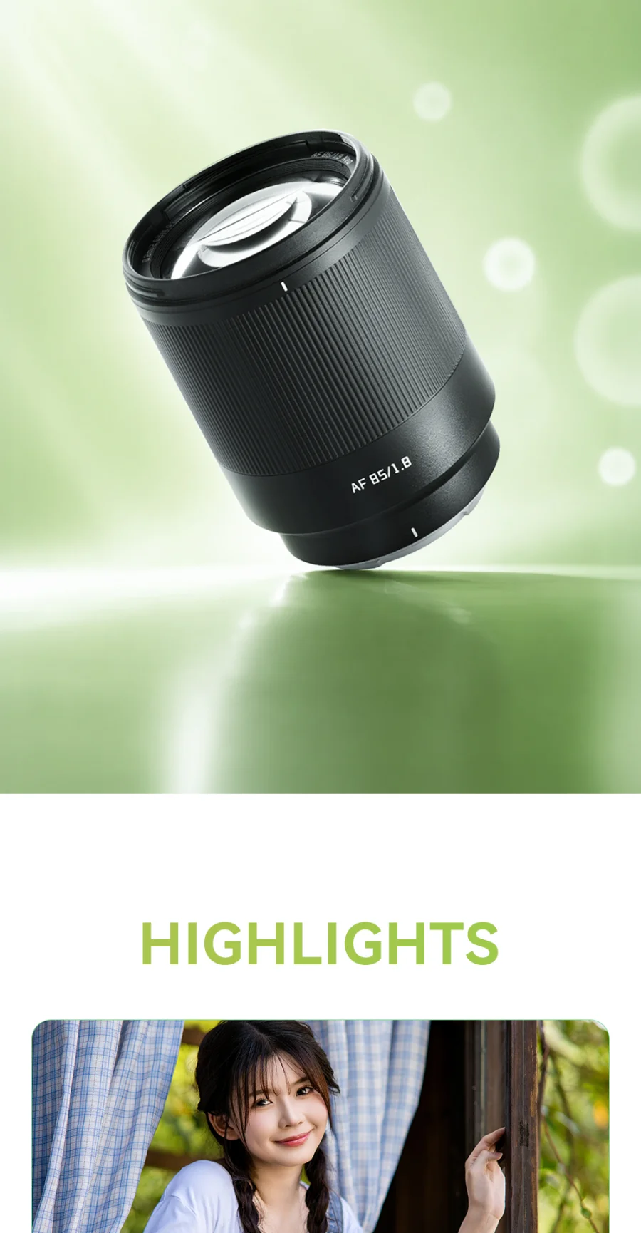 TTArtisan 85mm F1.8 Neo Vollformat-Autofokus-Objektiv mit großer Blende für spiegellose Kameras mit Sony FE / NZ-Anschluss – Detail 3