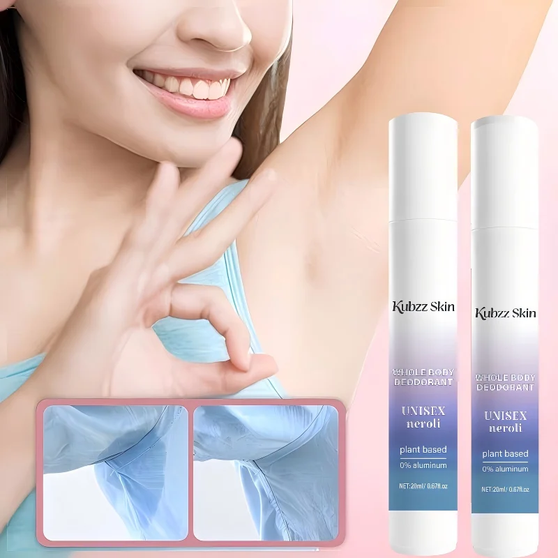 Women's Deodorant Roll-On, Intimate Care with Orange Scent in the Opening Notes and Sandalwood in the Closing Notes, Smooth Roll-On Liquid Antiperspirant, Quick-Drying and Comfortable to the Touch, 72-Hour Long-Lasting Fragrance, Keeps Skin Fresh, Cleverly Designed, Easy to Carry, Essential for Daily Underarm Care, Long-Lasting Freshness, Portable Travel Size Suitable for Gym, Office, and Home Use