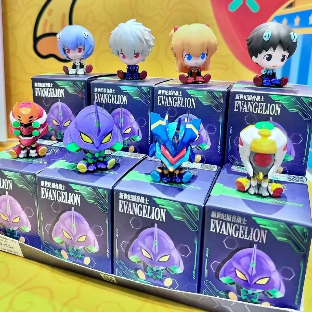 Evangelion Blind Box Anime Figures Random EVA PVC Action Model Collectible Mini Middle Big Size Gift Surprise Doll Toy Fans