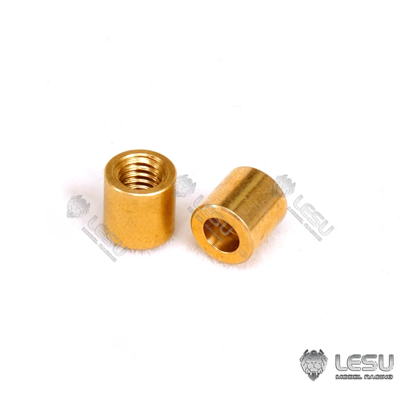 

LESU Brass Weld Nozzle Nut For 1/14 Hydraulic Radio Control Excavator Loader Truck Connect 4*3MM Pipe Tamiyaya Toy Model TH16987